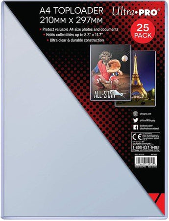 A4 Toploader 25ct (210mm x 297mm) - PKMWINKEL