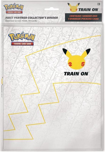 Pokémon First Partner Binder - Inclusief Jumbo Pikachu (25th Anniversary) - 0820650809606 - PKMWINKEL