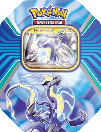Pokemon: Paldea Evolved Legends Tin - Miraidon EX - - tin box - PKMWINKEL