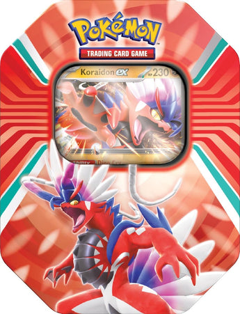 Pokémon Paldea Legends Tin 2023 - Koraidon ex - - tin box - PKMWINKEL