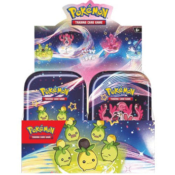 Pokemon Paldean Fates Mini Tin Collection Display (10x) - - mini tin - PKMWINKEL