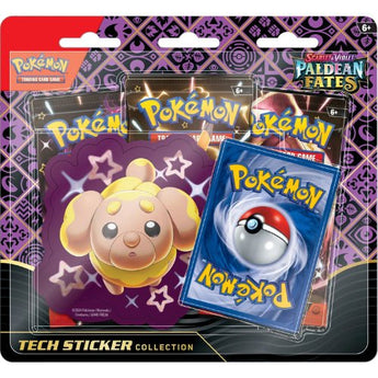 Pokemon Paldean Fates Tech Sticker Collection – Shiny Fidough - - PKMWINKEL