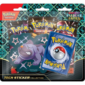 Pokemon Paldean Fates Tech Sticker Collection – Shiny Maschiff - - PKMWINKEL