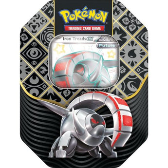 Pokemon Paldean Fates Tin – Iron Treads - - tin box - PKMWINKEL