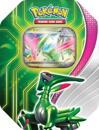 Pokémon - Paradox Clash ex Tin - Iron Leaves - Trading Cards - Pokémon Kaarten - 0820650857645 - PKMWINKEL
