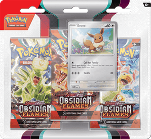 Pokemon - Scarlet & Violet Obsidian Flames Boosterblister Eevee - - Premium collection blister - PKMWINKEL