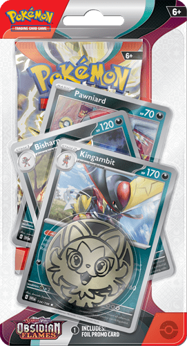 Pokemon - Scarlet & Violet Obsidian Flames Sleeved Boosterpack Kingamit - blister - PKMWINKEL