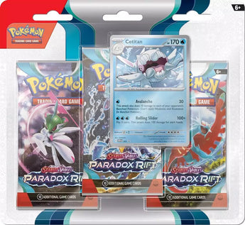 Pokemon Scarlet & Violet Paradox Rift 3 - pack Boosterblister - Cetitan - - Premium collection - PKMWINKEL