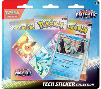Pokemon - Scarlet & Violet Prismatic Evolutions Tech Sticker Blister: Glaceon - 0196214105201 - PKMWINKEL