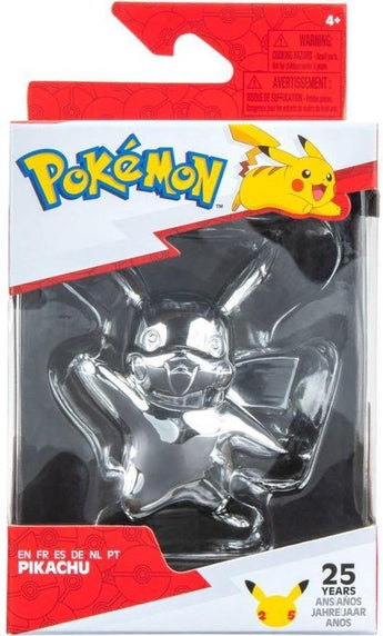 Pokemon - Silver Pikachu - 25th Celebration - 0191726402497 - PKMWINKEL