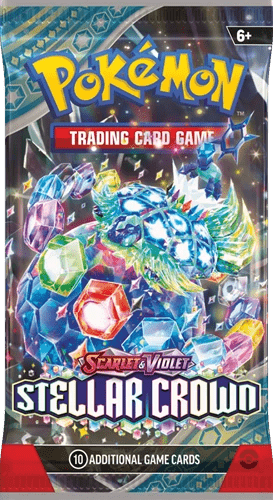 Pokemon - Stellar Crown Boosterpack - 0820650858970 - booster pack - PKMWINKEL