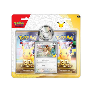 Pokémon TCG: 30th Celebration - 2-Pack - 196214152281 - 3 pack blister - PKMWINKEL