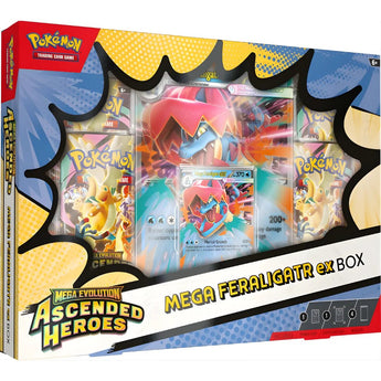 Pokémon TCG - Ascended Heroes Mega Feraligatr EX Box - - PKMWINKEL