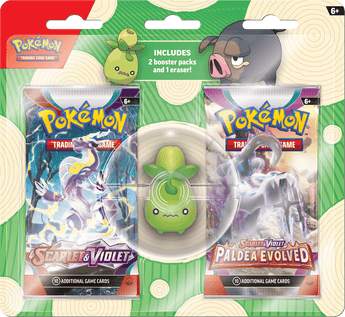 Pokémon TCG: Back To School Eraser Blister 2023 Smoliv - - PKMWINKEL