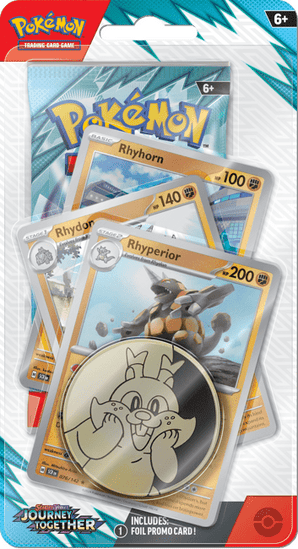 Pokémon TCG: Scarlet & Violet - Journey Together - Premium Checklane Blister Rhyperior - 0196214108523 - PKMWINKEL