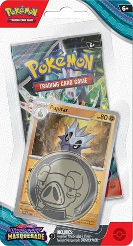 Pokemon Twilight Masquerade Checklane Pupitar - 0820650853319 - PKMWINKEL
