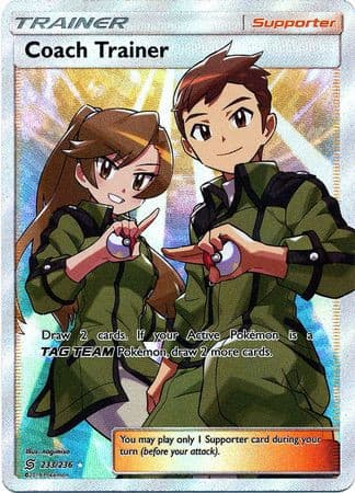 Coach Trainer - 233/236 - Full Art Ultra Rare - - GX Kaart - PKMWINKEL