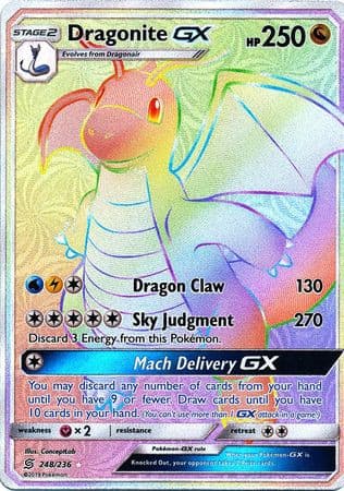 Dragonite GX - 248/236 - Hyper Rare - - GX Kaart - PKMWINKEL