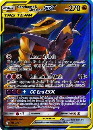 Garchomp & Giratina GX - 146/236 - Ultra Rare - - GX Kaart - PKMWINKEL