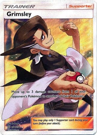 Grimsley - 234/236 - Full Art Ultra Rare - - GX Kaart - PKMWINKEL