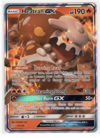 Heatran GX - 25/236 - Ultra Rare - - GX Kaart - PKMWINKEL