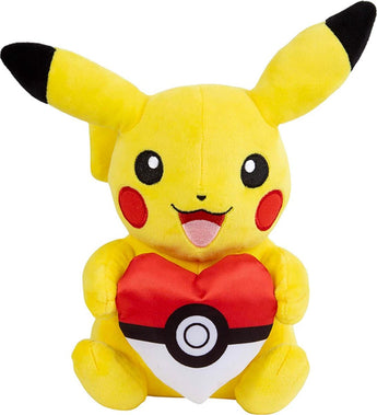 Pikachu Pluche knuffel met Hartje 25 cm Pokémon - - PKMWINKEL