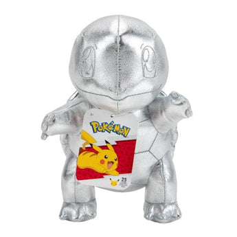 Pokemon - 25th Celebration - 20 cm Silver Squirtle Pluche knuffel - - PKMWINKEL