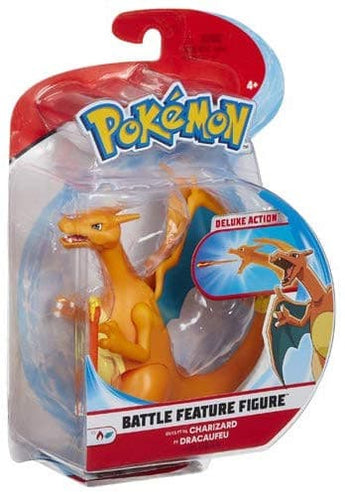 Pokemon - 4.5 Inch Battle Feature Figure - Charizard - - action figure - PKMWINKEL
