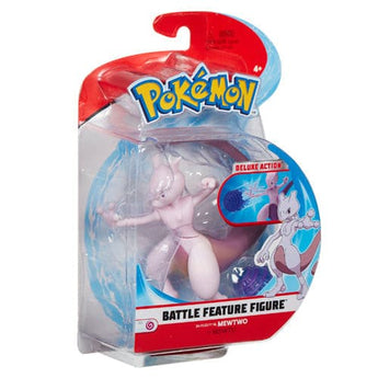 Pokemon - 4.5 Inch Battle Feature Figure - Mewtwo - - action figure - PKMWINKEL