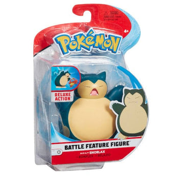 Pokemon - 4.5 Inch Battle Feature Figure - Snorlax - - action figure - PKMWINKEL