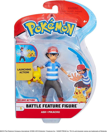 Pokemon Battle Feature Figure - Ash & Pikachu - - PKMWINKEL