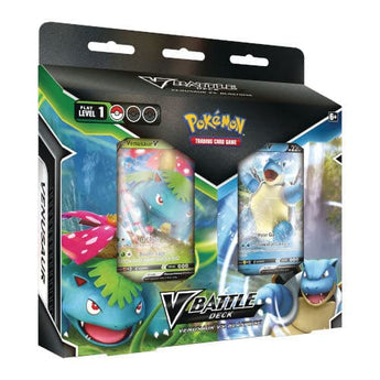 Pokemon - Blastoise V & Venusaur V Battle Deck Bundle - - premium collection - PKMWINKEL