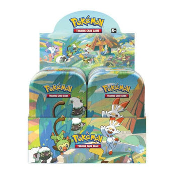 Pokemon - Galar Pals Mini Tin Display (10 Tins) - - tin box - PKMWINKEL