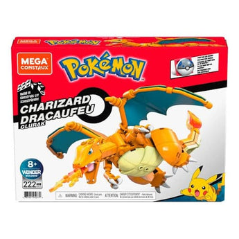 Pokémon Mega Construx Wonder Builders Construction Set Charizard 10 cm - - action figure - PKMWINKEL