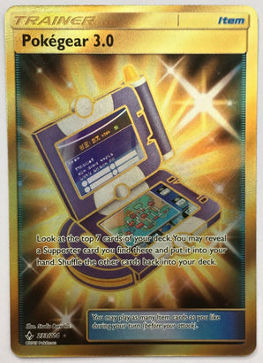 Pokemon POKEGEAR 3.0 233/214 SM10 Unbroken Bonds Secret Rare (Gold) - - GX Kaart - PKMWINKEL
