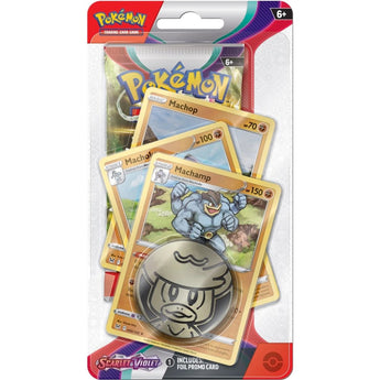 Pokemon Scarlet & Violet – Premium Checklane Blister Machamp - - blister - PKMWINKEL