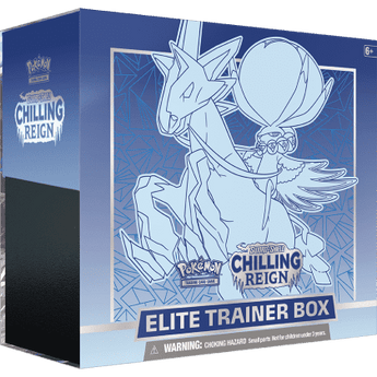 Pokemon: Sword & Shield 6 Chilling Reign - Elite Trainer Box: Ice Rider Calyrex - - elite trainer box - PKMWINKEL