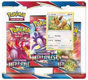 Pokemon Sword & Shield Battle Styles 3 - pack Boosterblister - Eevee - PKMWINKEL