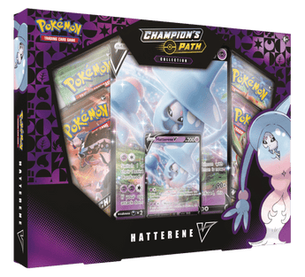 Pokemon Sword & Shield: Champions Path Hatterene V Box - - Premium collection - PKMWINKEL