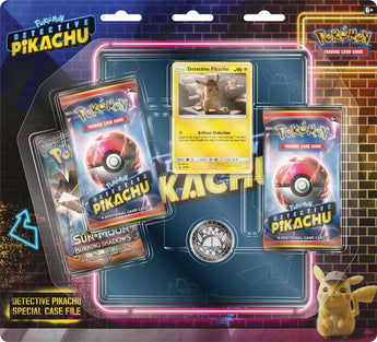 POKEMON TCG DETECTIVE PIKACHU 3BB 4 - POCKET BINDER - - Detective Pikachu - PKMWINKEL