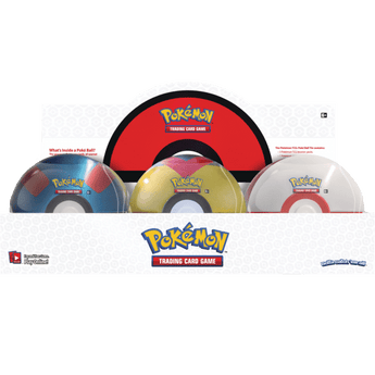 Pokémon TCG Pokeball Tin Case Q1 2021 (6 Pokéballs) - - Pokeball - PKMWINKEL