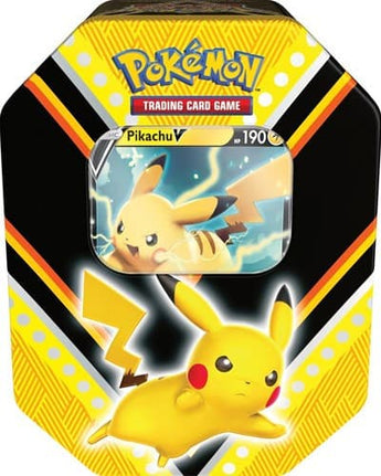 Pokemon - V Power Tin Pikachu - - tin box - PKMWINKEL
