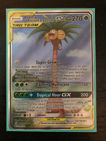 Rowlett & Alolan Exeggutor GX 215/236 Super Rare - - GX Kaart - PKMWINKEL