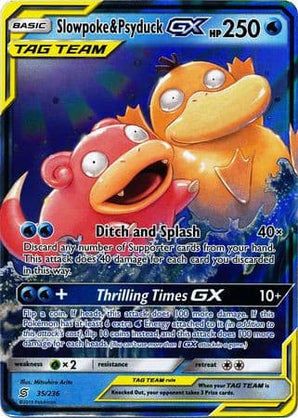 Slowpoke & Psyduck GX - 35/236 - Ultra Rare - - GX Kaart - PKMWINKEL