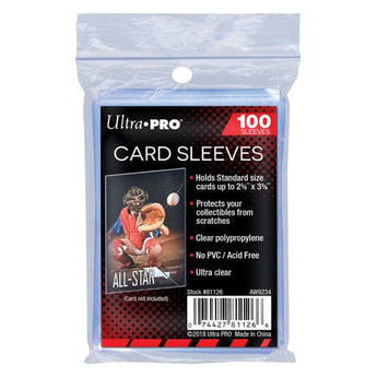 Ultra Pro - Standard Soft Sleeves 100 stuks - sleeves voor verzamelkaarten - PKMWINKEL
