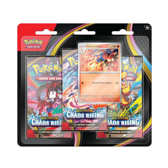 Pokemon Chaos Rising 3 Pack Blister Charmeleon - 0196214140417 - PKMWINKEL