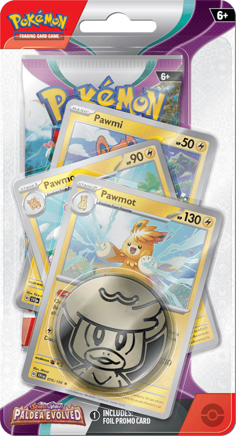 Pokemon: SV Paldea Evolved Premium Checklane blister - Pawmot - Premium collection - PKMWINKEL