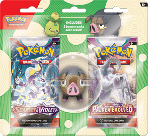 Pokémon TCG: Back to School: Eraser Booster Blister Lechnok -  - PKMWINKEL