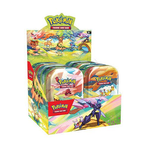 Pokemon Vibrant Paldea Mini Tin Display (10 Tins) - 0820650857713 - tin box - PKMWINKEL