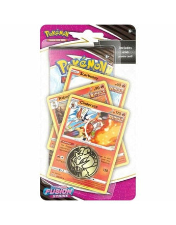Pokemon: Fusion Strike - Premium Checklane Blister: Cinderace -  - PKMWINKEL